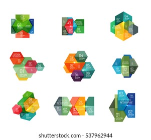 Business infographic design template. Abstract geometric elements suitable for text or infographics