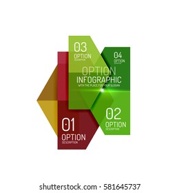 Business infographic design template. Abstract geometric elements suitable for text or infographics