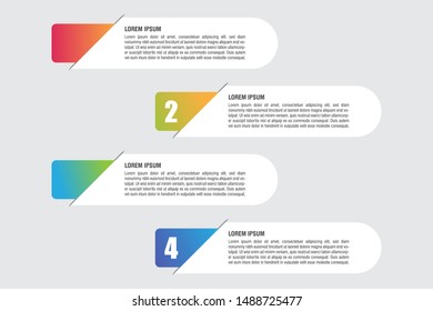 business infographic design template editable colorful step process