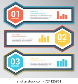 Business infographic design template with editable elements and cartoon businessman character