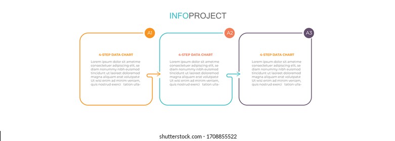 Business infographic design template Timeline business planing process with  options, steps. Vector illustration. use for presentation and web design organization 
