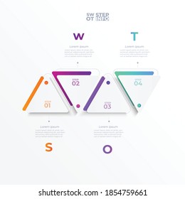 Business infographic design template Timeline business planning process with options, steps. Vector illustration. use for presentation and web design organization