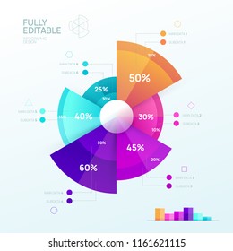 Business infographic design template. Vector illustration.