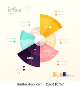 Business infographic design template. Vector illustration.