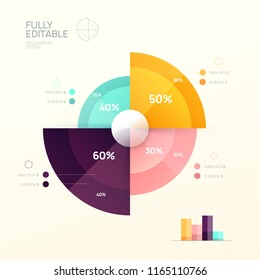 Business infographic design template. Vector illustration.