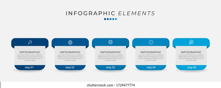 Business infographic design vector can be used for workflow layout, diagram, annual report.
