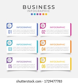 Business infographic design vector can be used for workflow layout, diagram, annual report.
