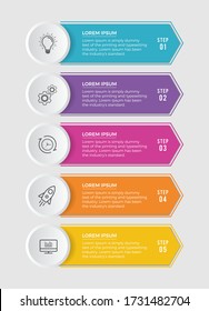 Business infographic design vector can be used for workflow layout, diagram, annual report.