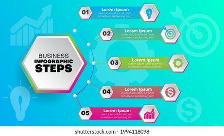 business infographic design vector . eps 10