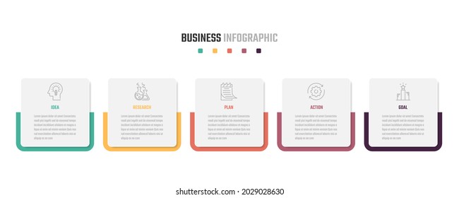 business infographic design, vector illustrations