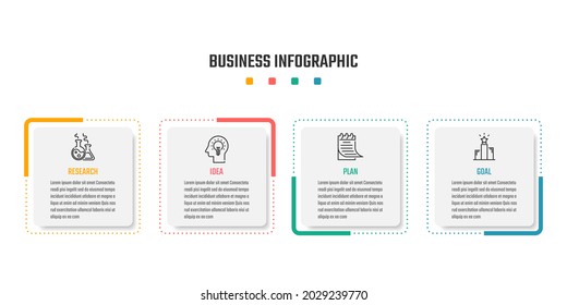 business infographic design, vector illustrations