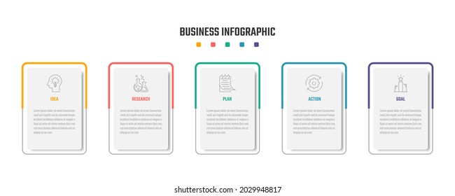 business infographic design, vector illustrations