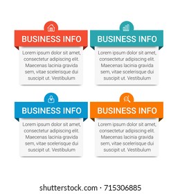 Business infographic diagram