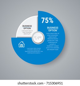 Business infographic diagram