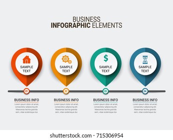 Business infographic diagram