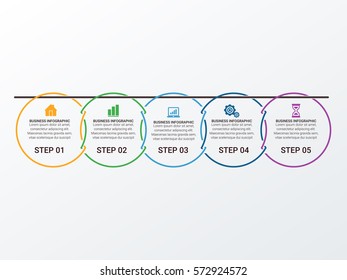 Business infographic diagrams
