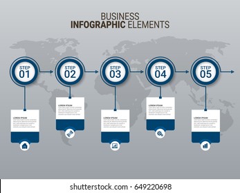 Business infographic diagrams