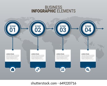 Business infographic diagrams