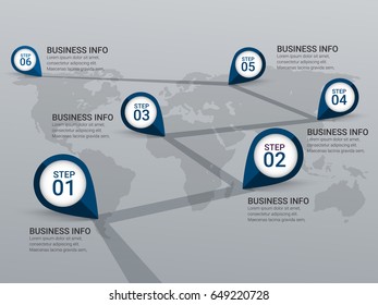 Business infographic diagrams