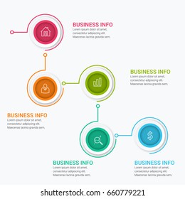 Business infographic diagrams