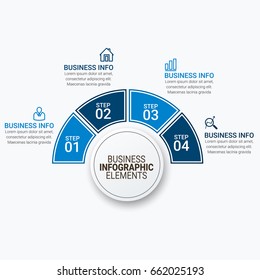 Business infographic diagrams