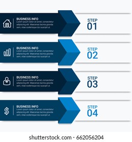 Business infographic diagrams