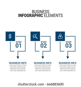 Business infographic diagrams 