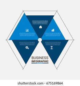 Business infographic diagrams set