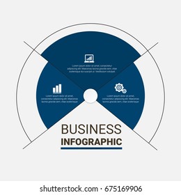 Business infographic diagrams set