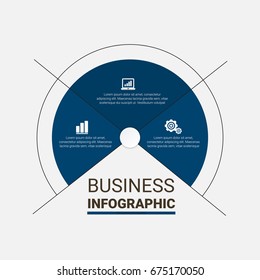 Business infographic diagrams set