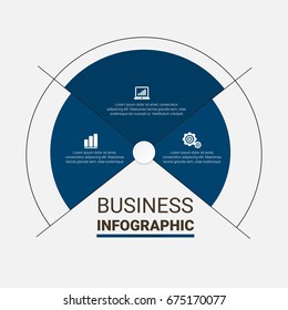 Business infographic diagrams set