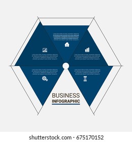 Business infographic diagrams set