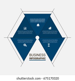 Business infographic diagrams set