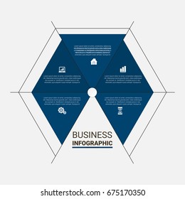 Business infographic diagrams set