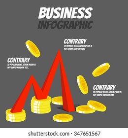 Business infographic - Economic Downturn