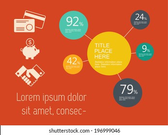 Elementos Infográficos Empresariales.
