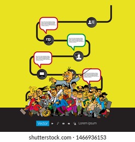 Business infographic elements data visualization vector design.