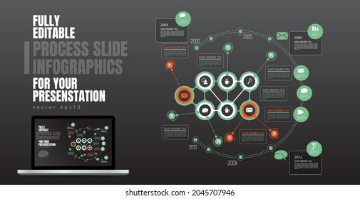 Business infographic elements data visualization vector design