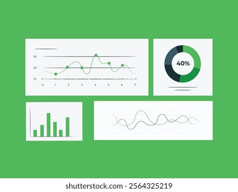 Business infographic elements set. Financial presentation visualization collection for analytics and statistics report
Business Infographic Elements Set – Visualization Collection for Financial