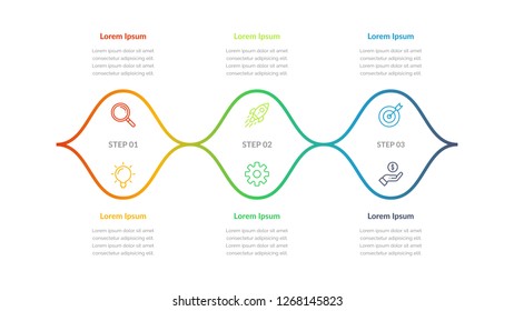Business infographic. Infographic elements template. Vector illustration. Abstract elements of graph. Modern. Diagram with steps, options, parts or process. Creative concept for infographic. - Vector