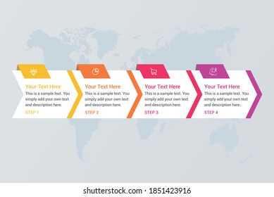 Vorlagenbild für Infografiken von Geschäftsfeldern