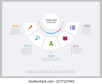 Business infographic elements. Unique Premium Vector EPS 10.
