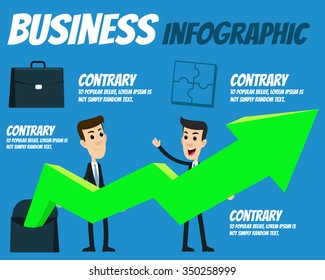 Business infographic - Growth