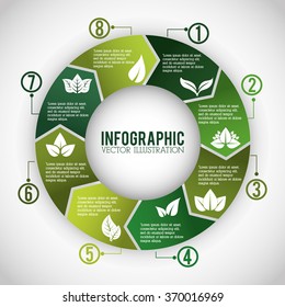 Business infographic with icons 