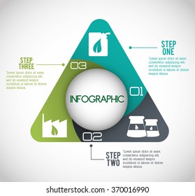 Business infographic with icons 