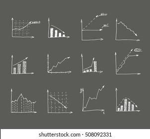 Business Info-graphic icons.  Vector Graphics.