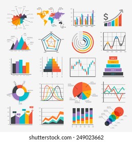 Business Infographic icons. Vector illustration. can be used for workflow layout, banner, diagram, number options, web design, timeline template.