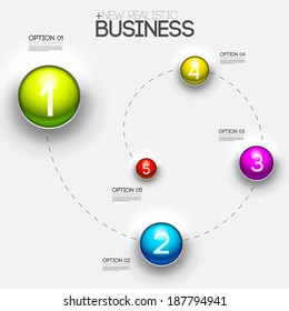 business infographic interface design background concept. vector illustration