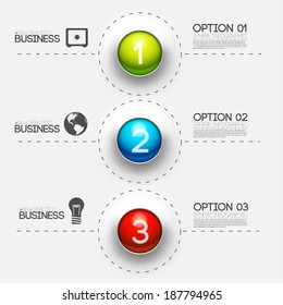 business infographic interface design background concept. vector illustration