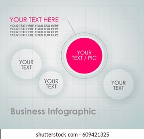 Business infographic - key point